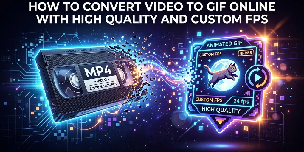 How to Convert Video to High-Quality GIF (Trimming, FPS, Dithering & File Size Optimization)
