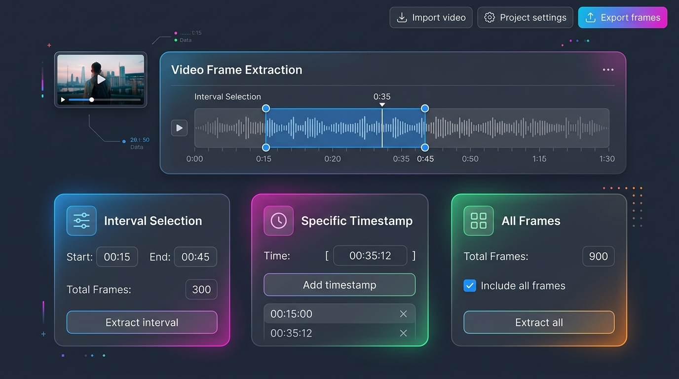 MP4 to JPG extraction modes diagram