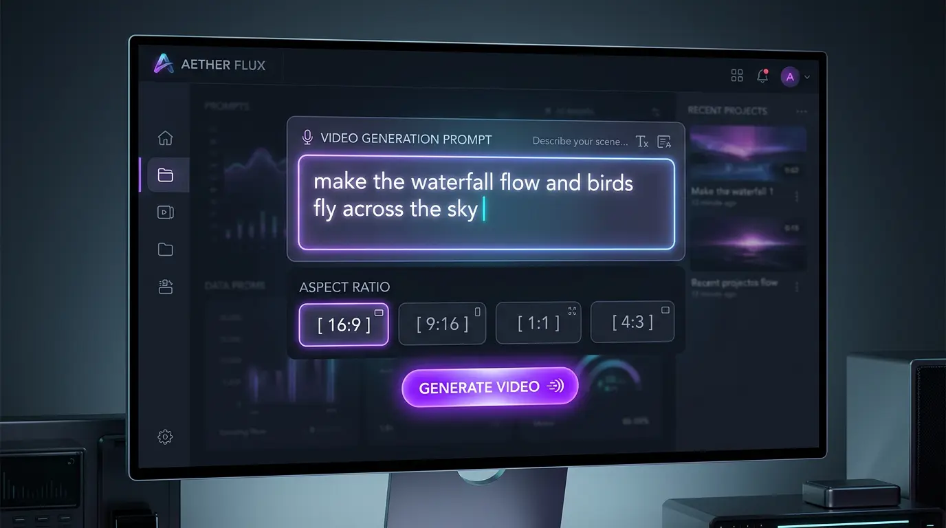 Enter prompt for JPG to MP4 conversion