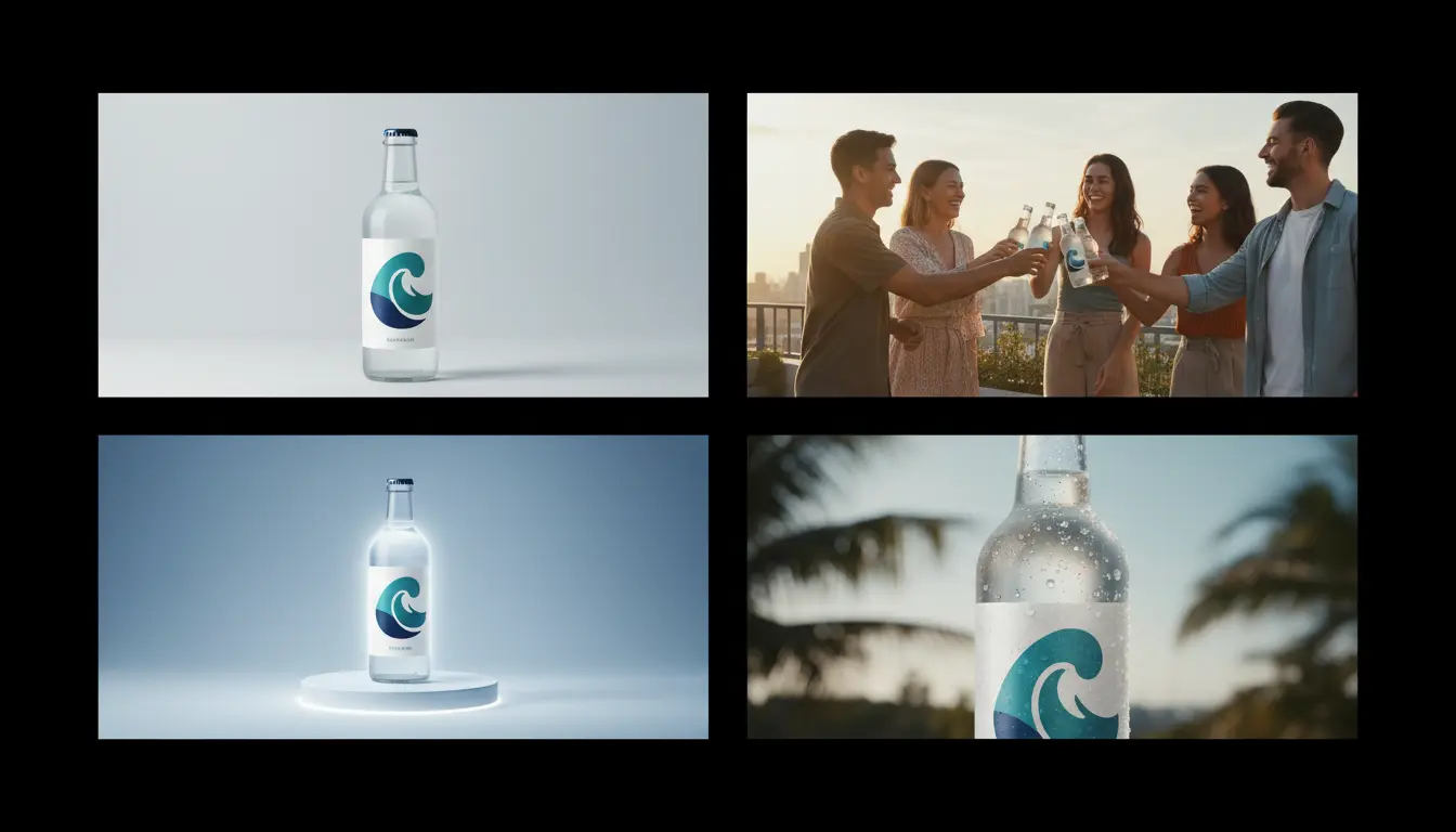 AI Image Generator paired with AI Image Editor for brand system rollout